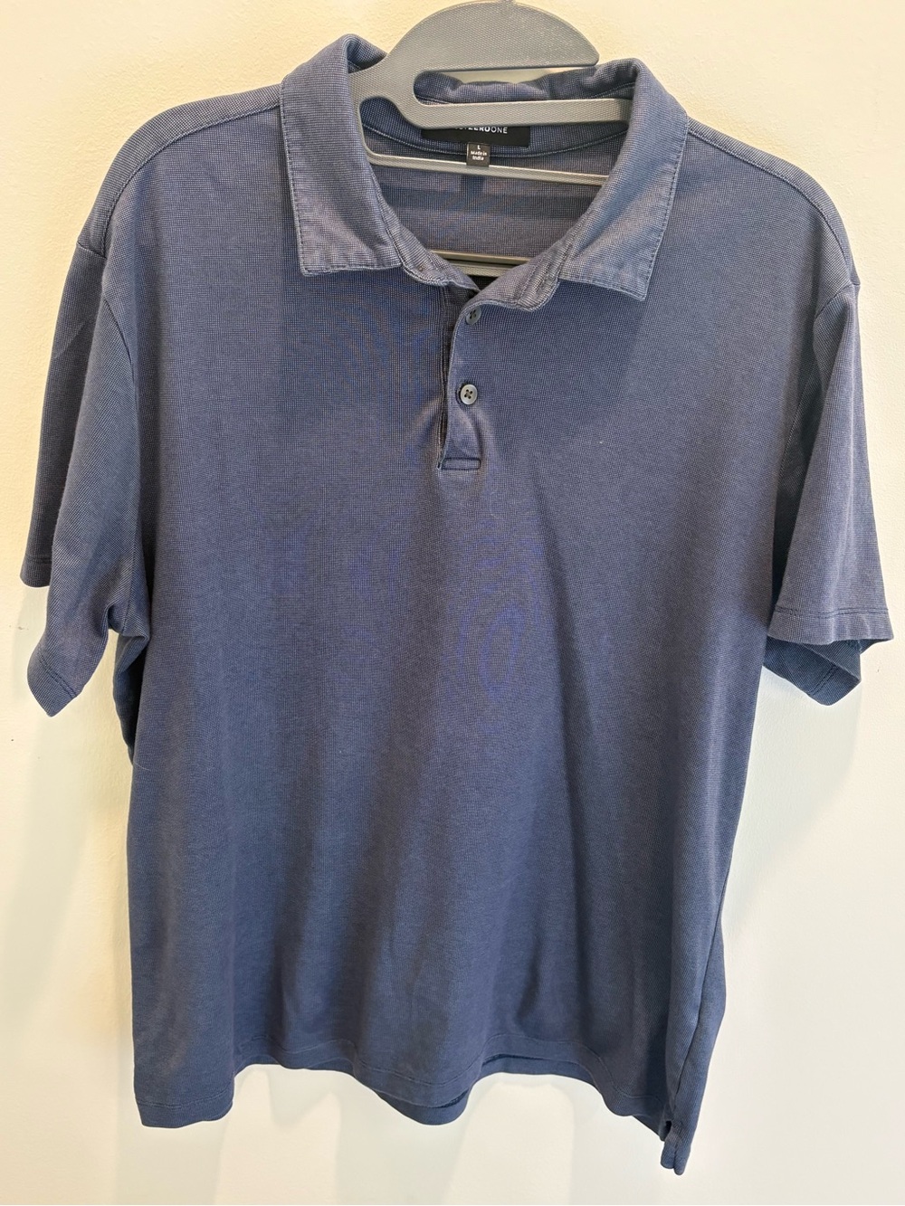 Classic Men's Polo Shirt - Navy Blue